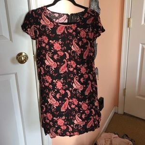FLORAL MINI DRESS